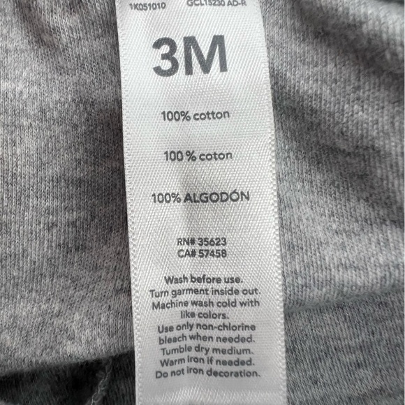 Carter’s Gray Bear Print Joggers Size 3 Months - Picture 5 of 5